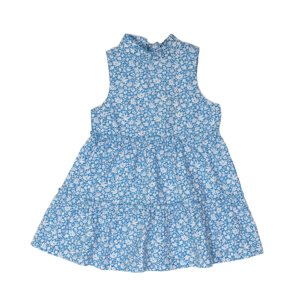 Addison Blue & White Floral Dress