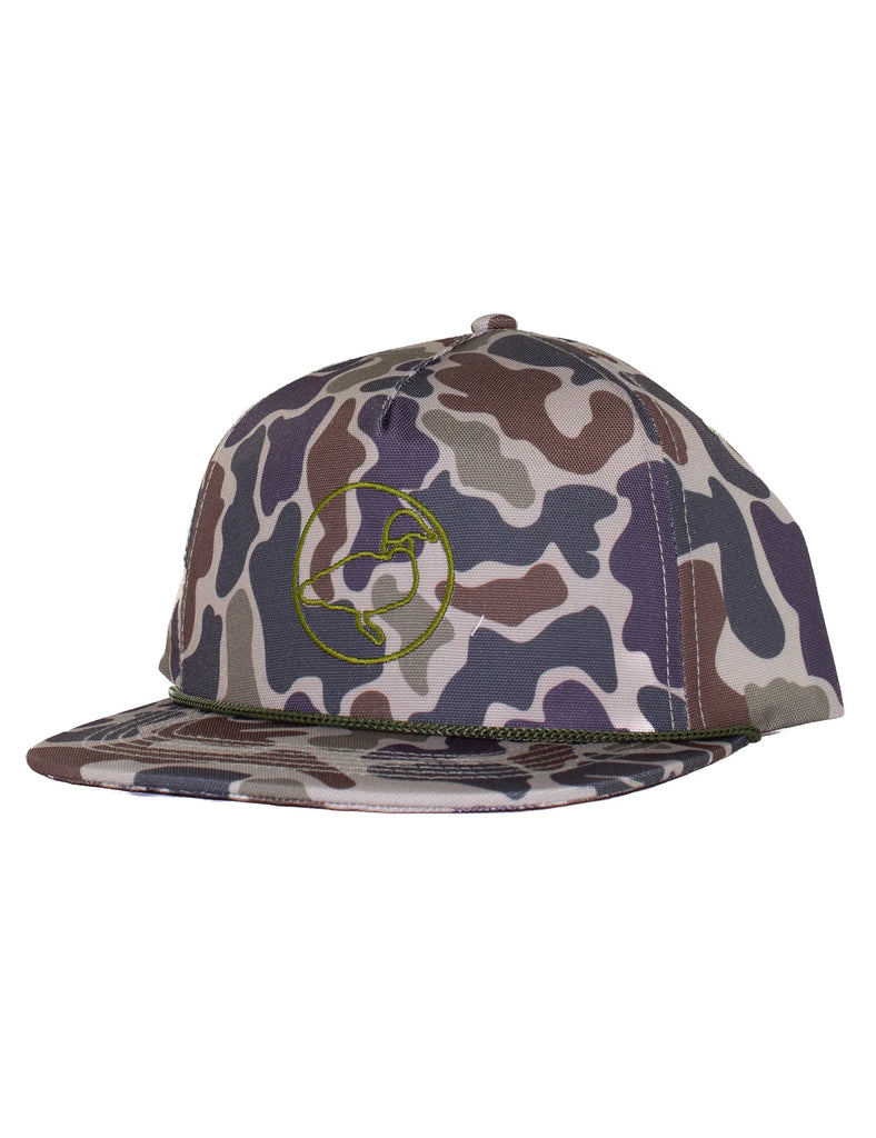 YOUTH Boys Rope Hat Vintage Camo