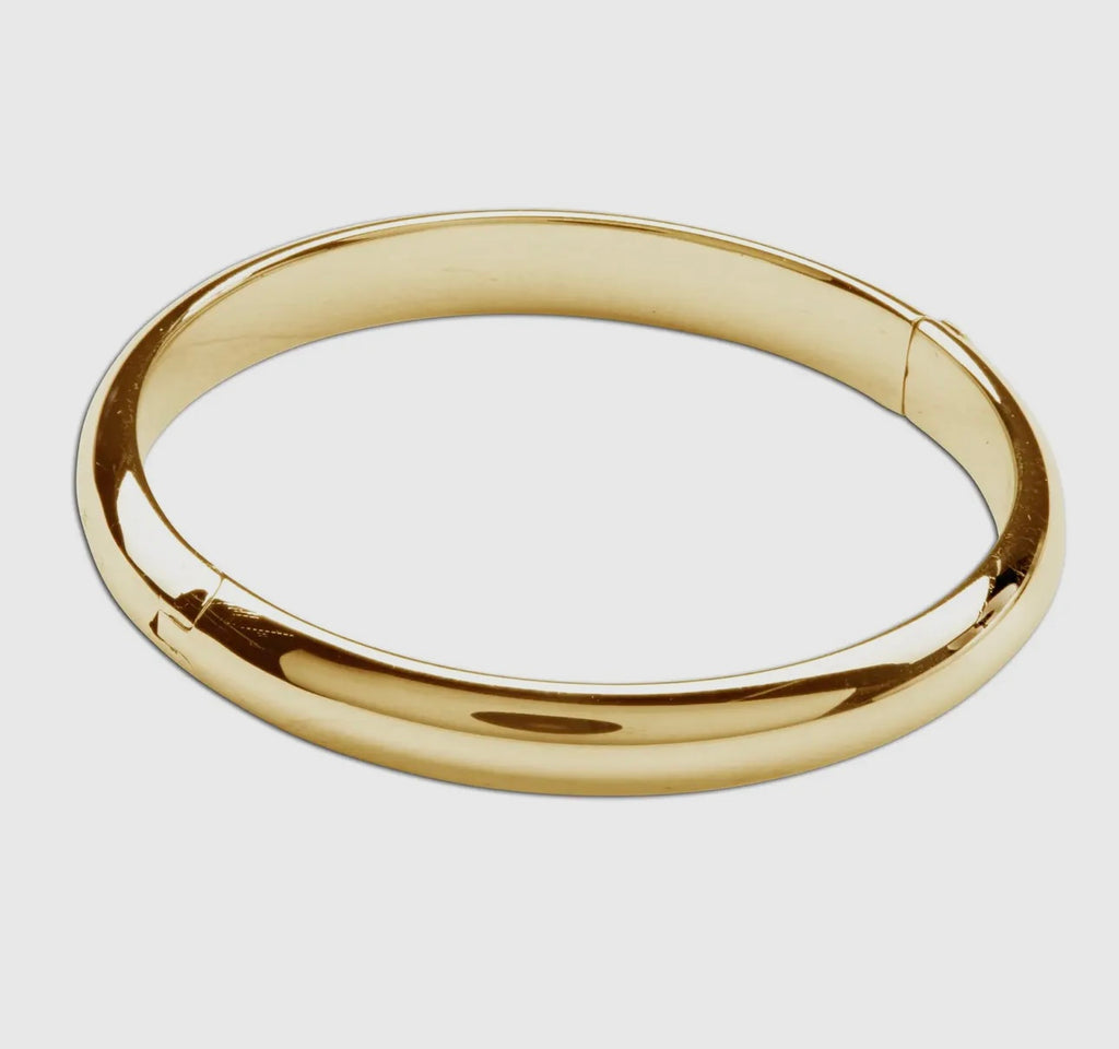 Gold Classic Bangle For Baby