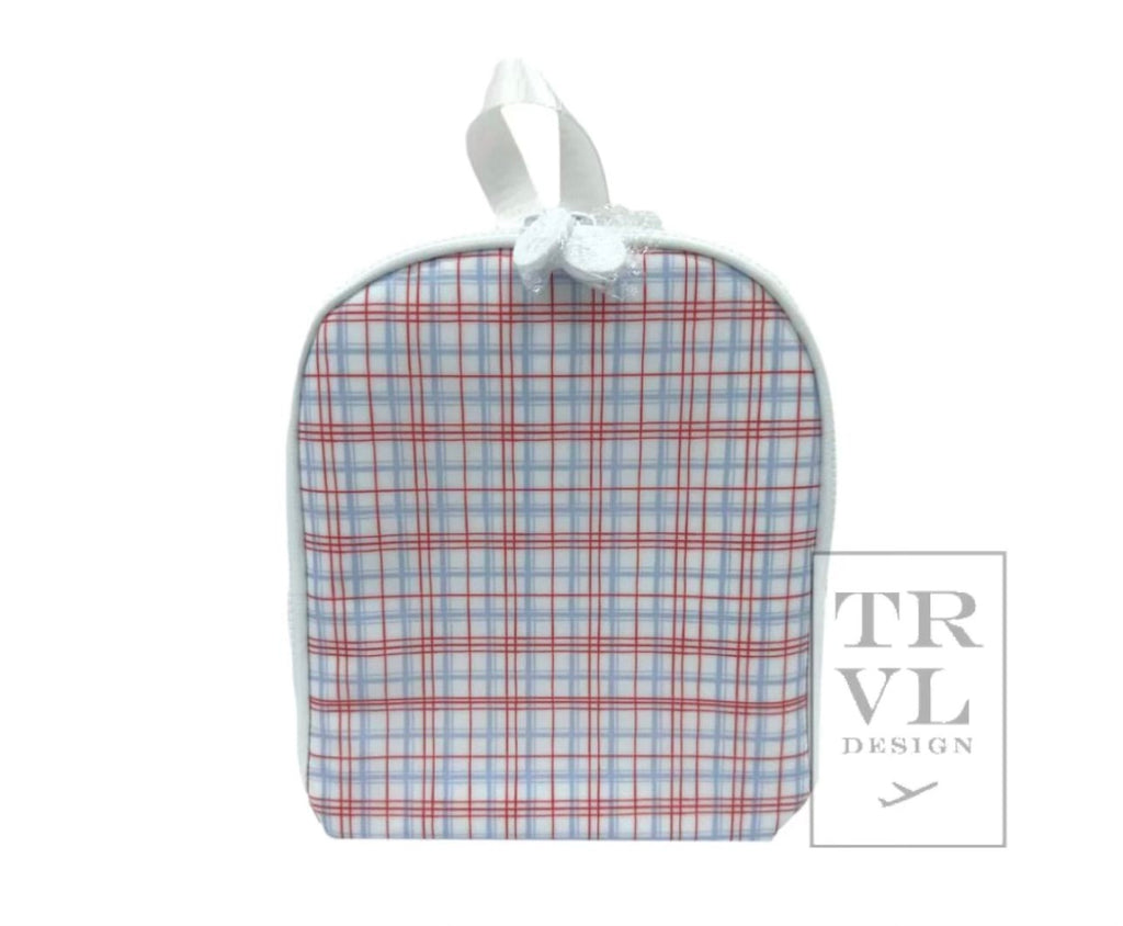 Classic Plaid Red Lunch Bag