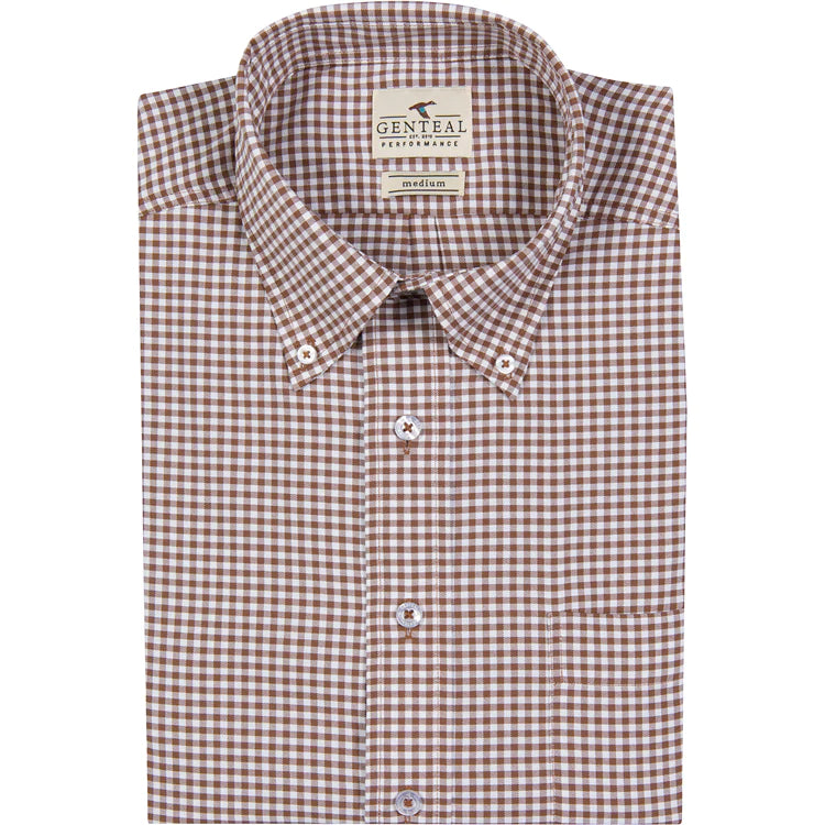 Cocoa SofTouch Woven Gingham Sport Shirt