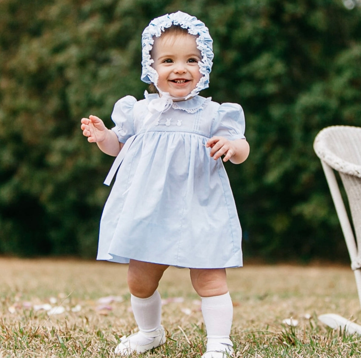 Blue Easter Bunny Dress