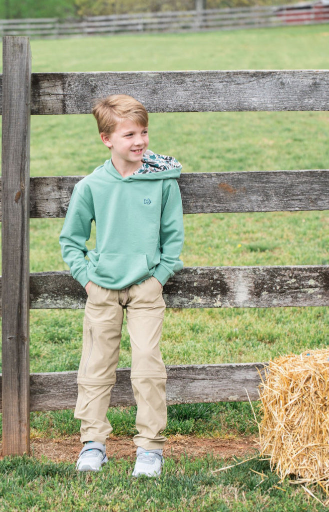 Toddler Boys Spinnerbait Sweatshirt-Frosty Spruce Green
