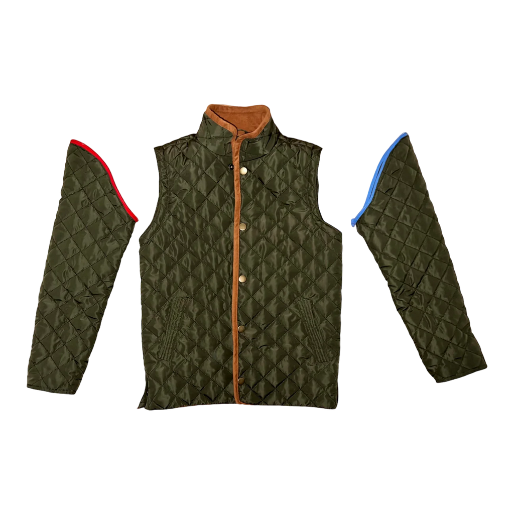 YOUTH Old Village Jacket/Vest - Cypress Garden Green