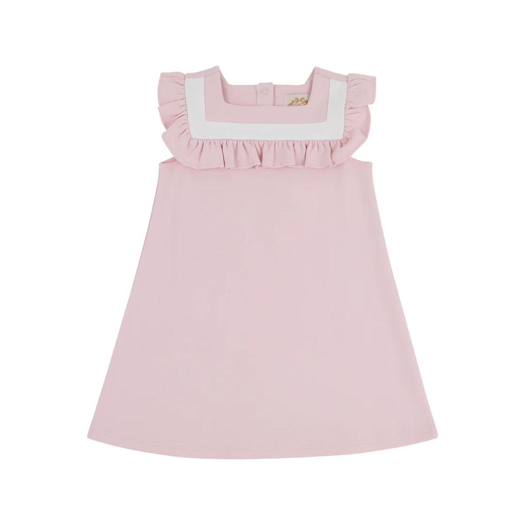 Darla Dress-Palm Beach Pink/Worth Avenue White