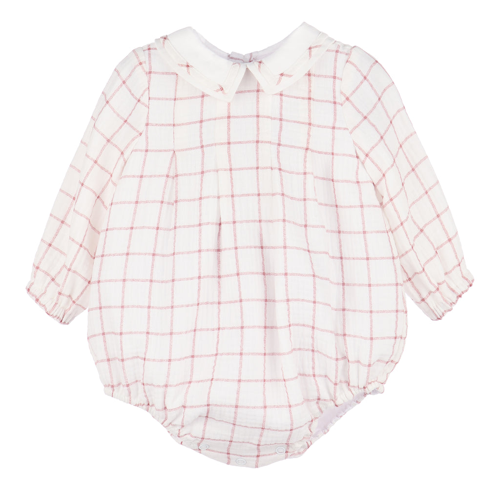 Baby Boy Cozy Checks Red Bubble