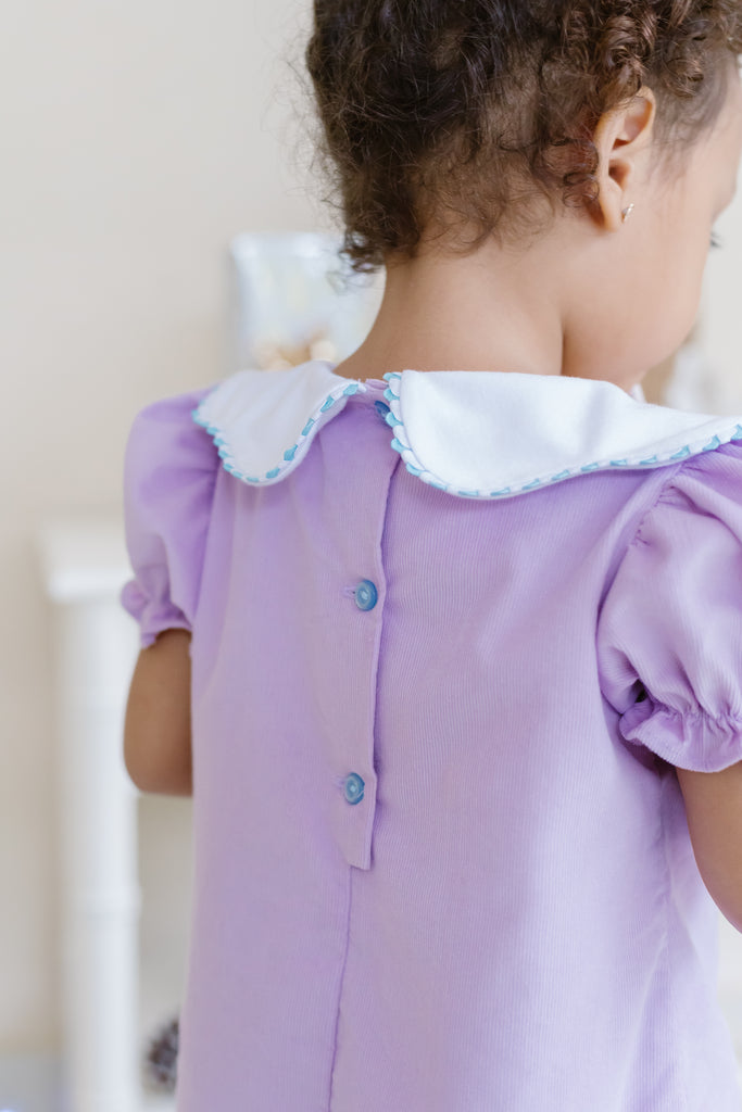 Toddler Girl Ice Queen Bryant Dress Lavender Corduroy