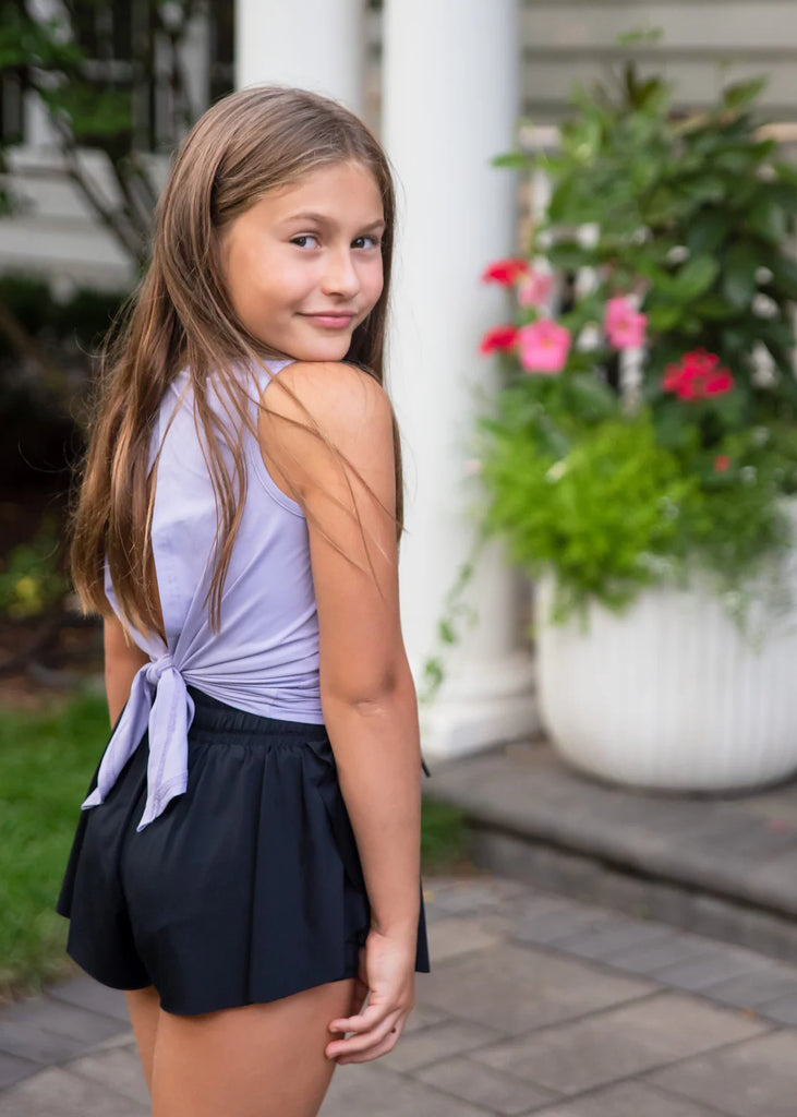 TWEEN Black Butterfly Shorts