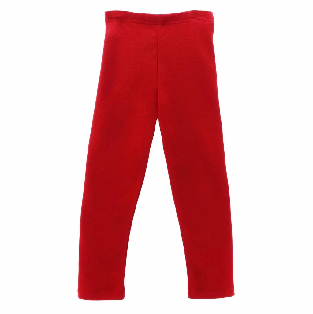 Red Knit Leggings by Le Reve