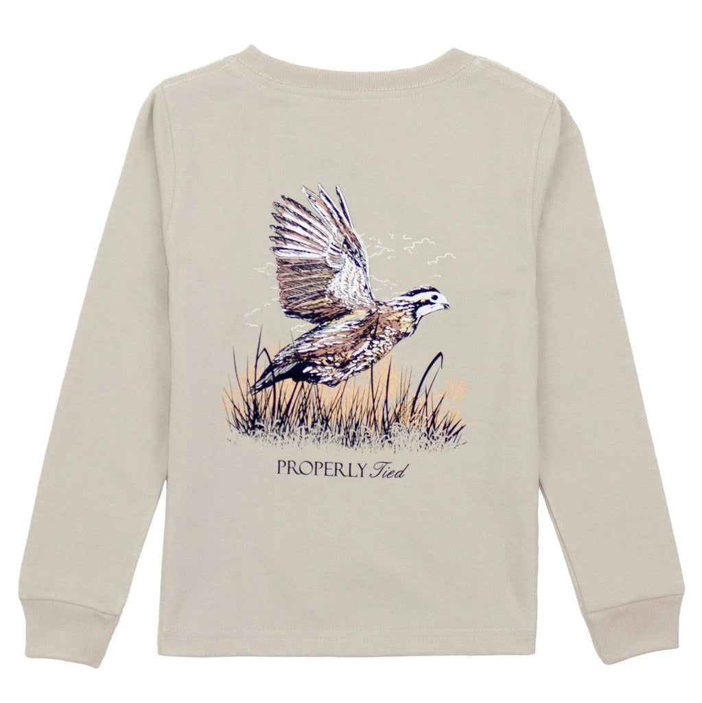 Toddler Boy Quail LS Linen