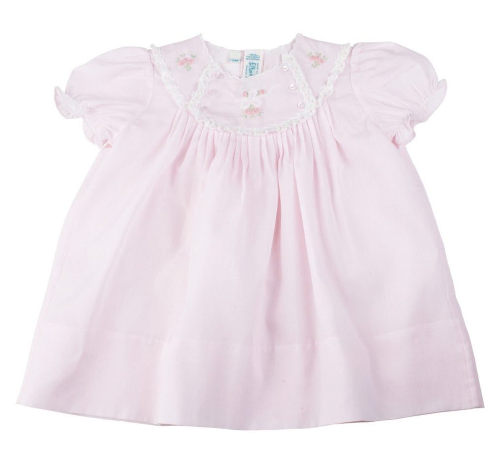 Baby Girl Pink Vintage Bow Collection Dress