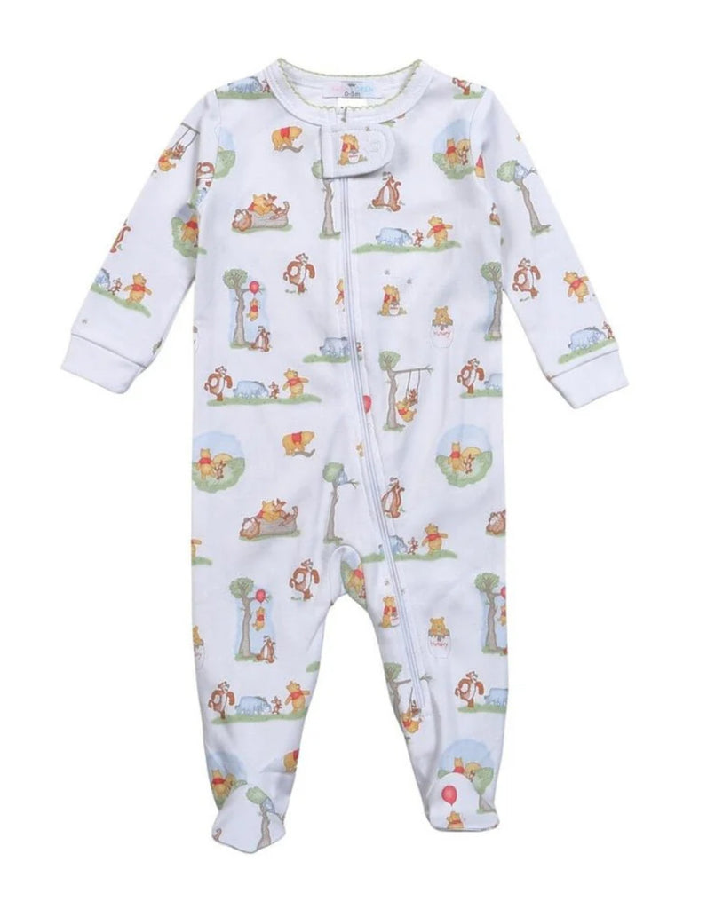 Baby Boy Honey Bear Pima Footie