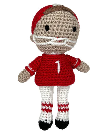 Football Player 5” Rattle