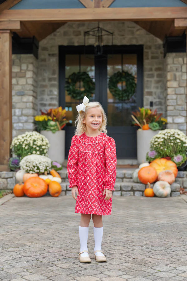 Long Sleeve Ramona Ruffle Dress Mayflower Musings