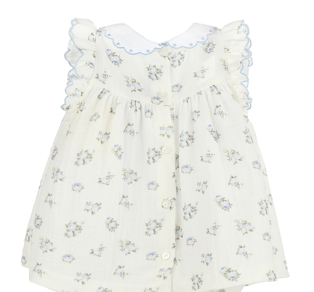 Toddler Girl The Classic’s Bleu Rose Print Float Dress