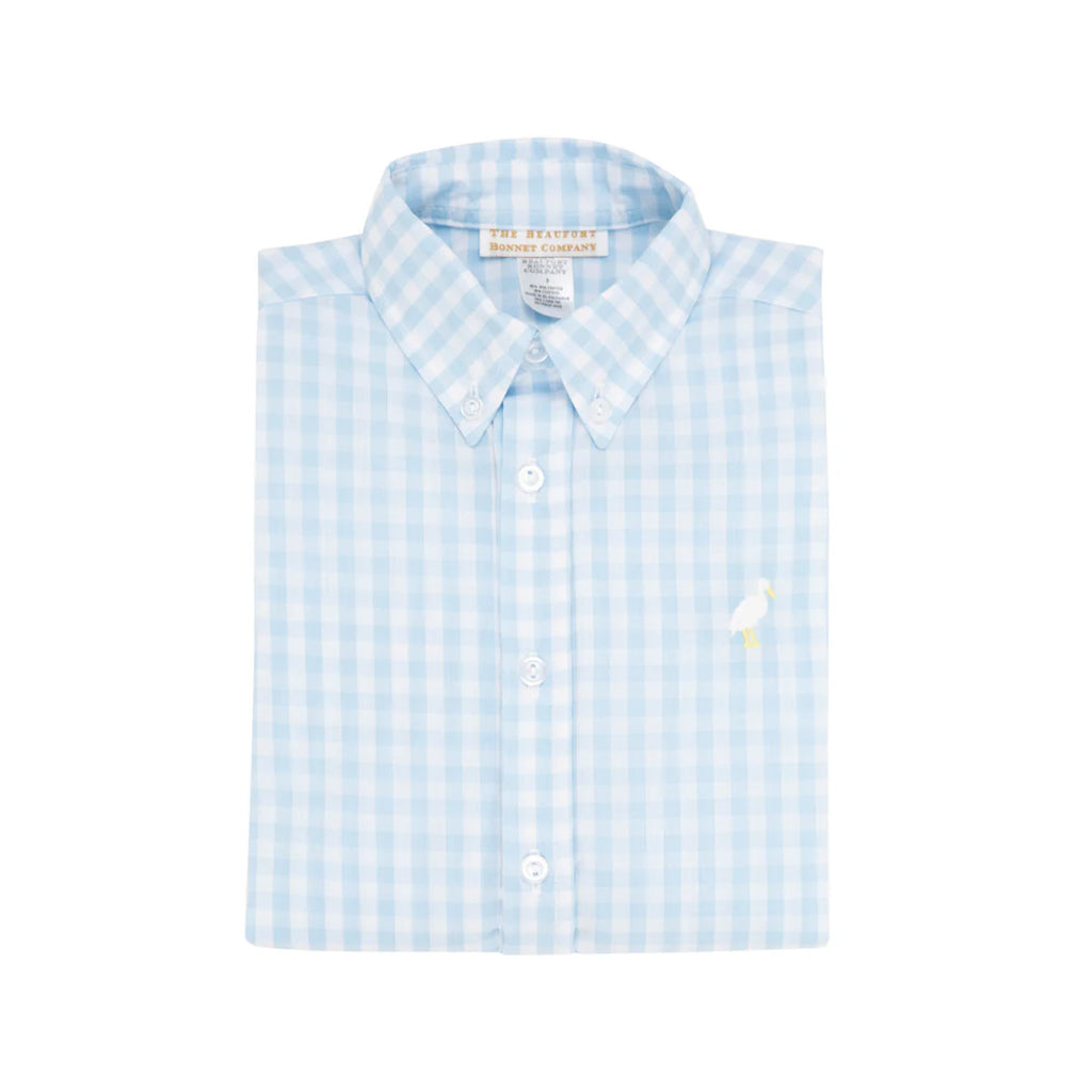 Dean’s List Dress Shirt-Buckhead Blue Gingham
