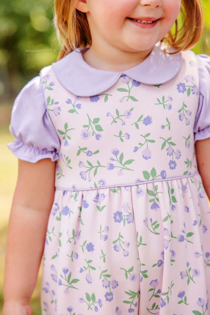 Maude’s Peter Pan Collar Onesie-Lauderdale Lavender