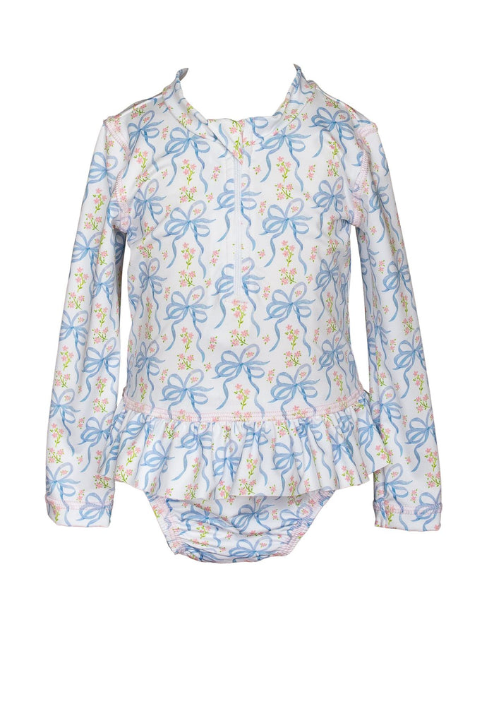 Blossom Bows Rash Guard Set