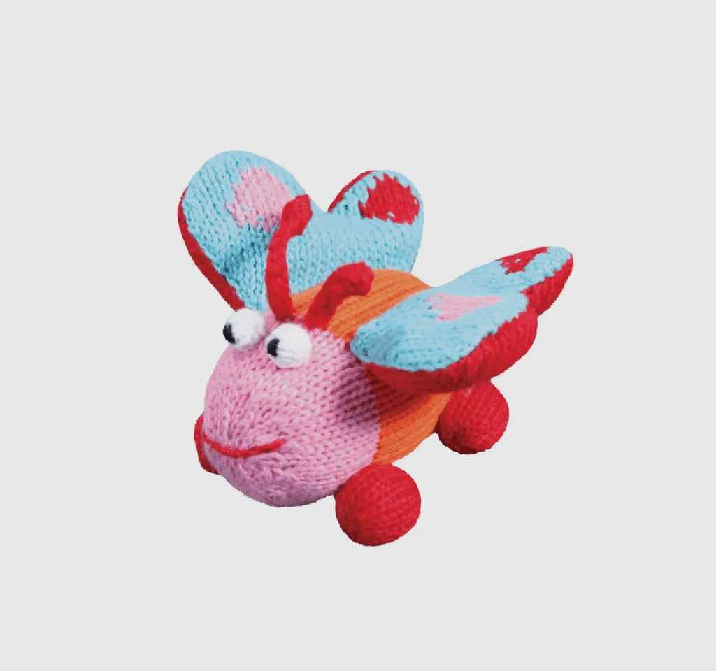 Franny The Butterfly Knit Rattle