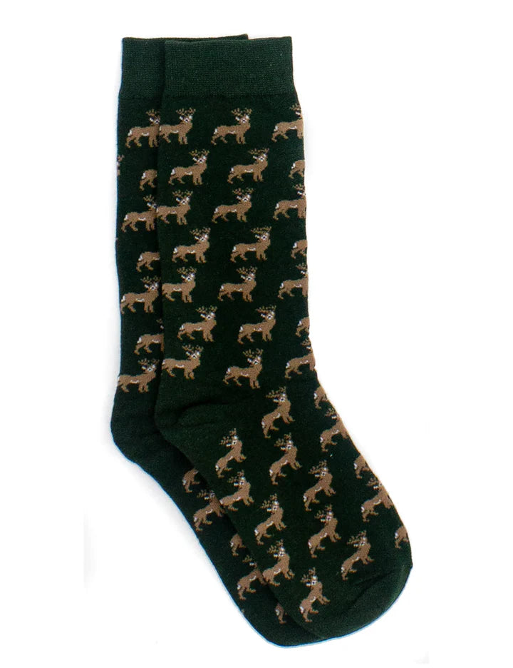 Toddler Boys Lucky Duck Socks-Whitetail
