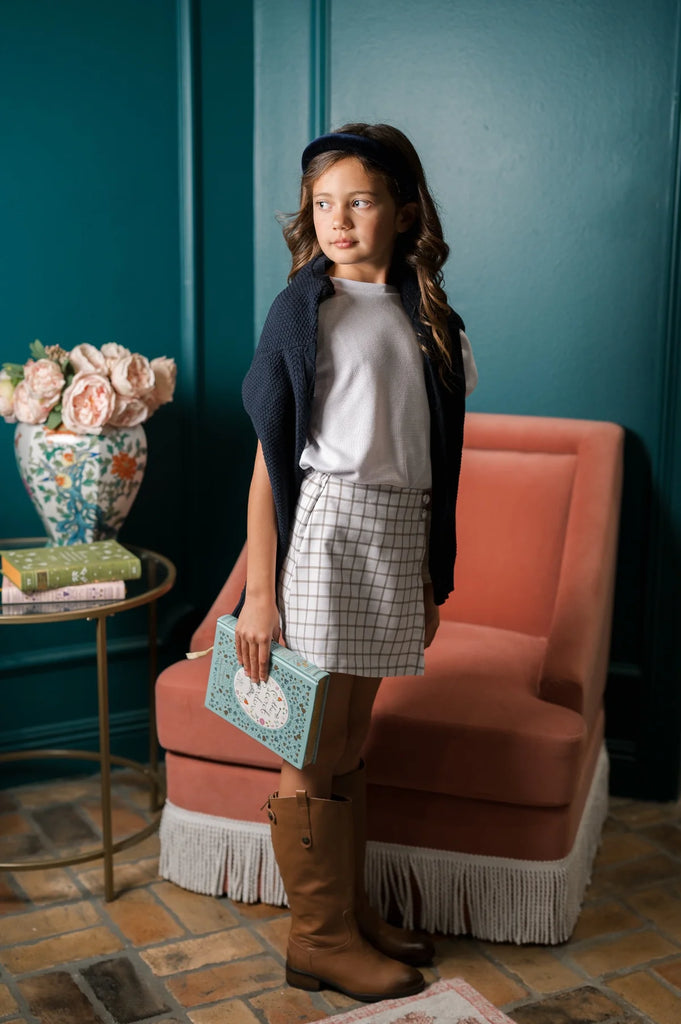 TWEEN Julia Skirt - King Street Plaid