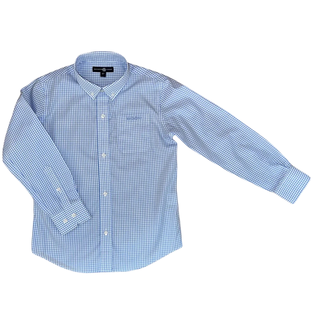 YOUTH Bowen Arrow Button Down - South of Broad Blue