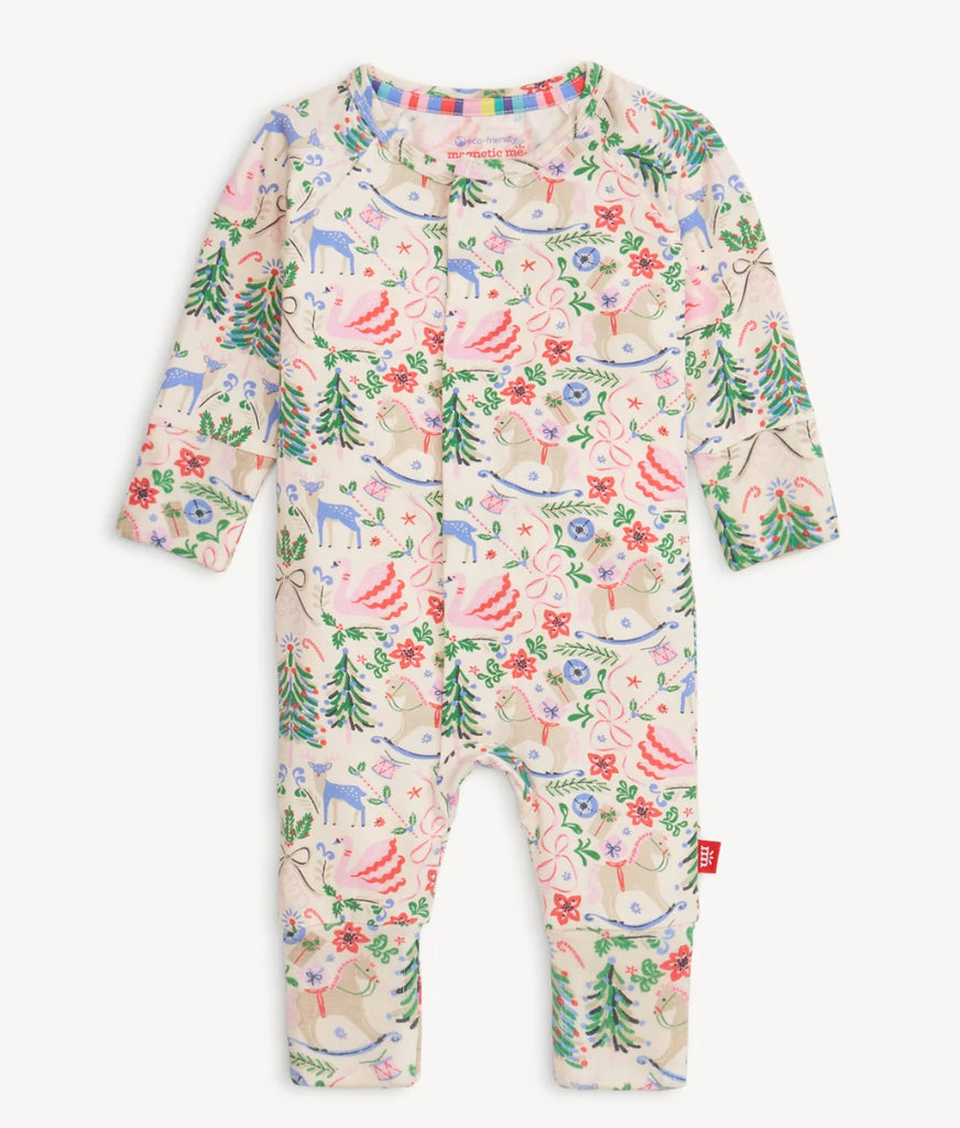 Baby Girl Sugar Plum Dreams Convertible Coverall