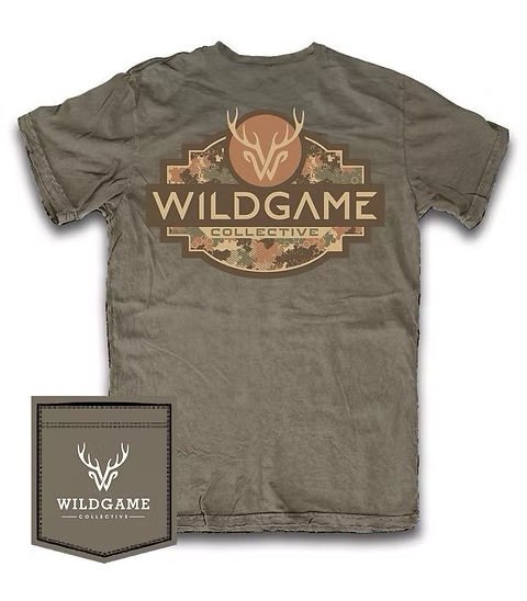 Wildgame Camo Logo Tumblewood Tee