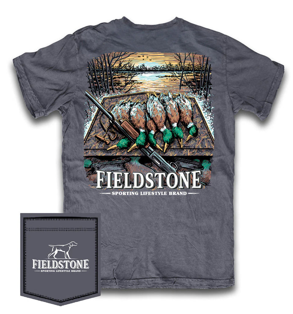 Mallard Spread Anchor Slate Tee