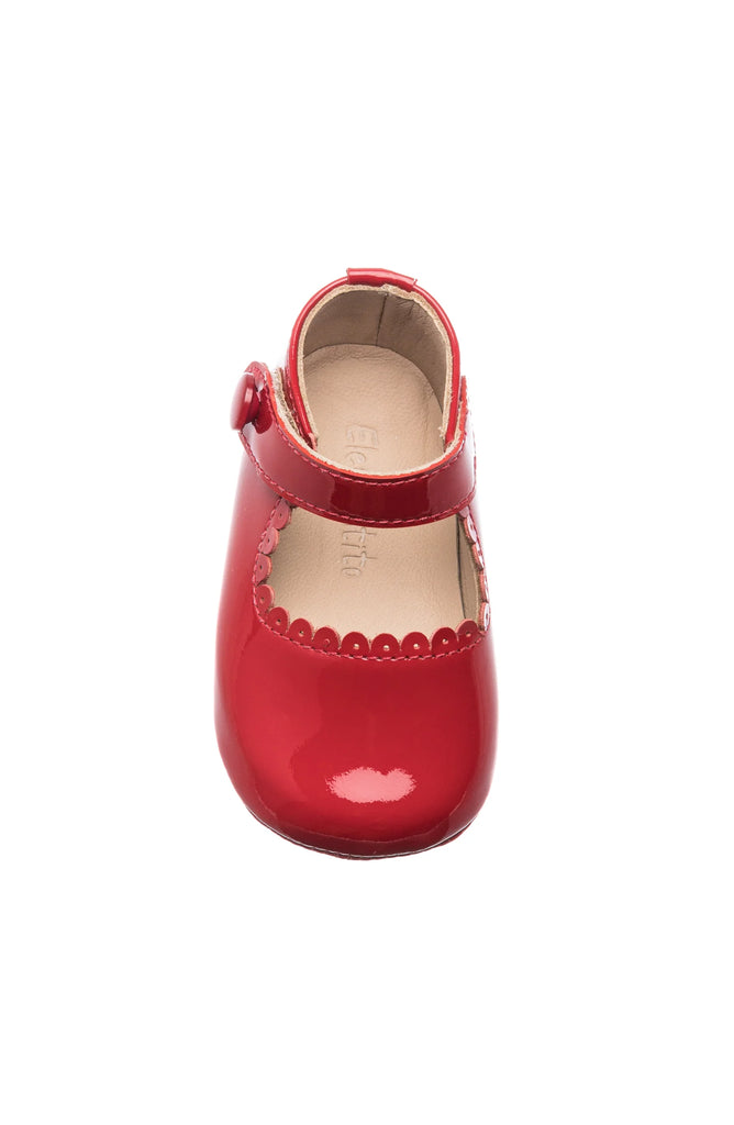 Baby Girl Mary Janes-Patent Red