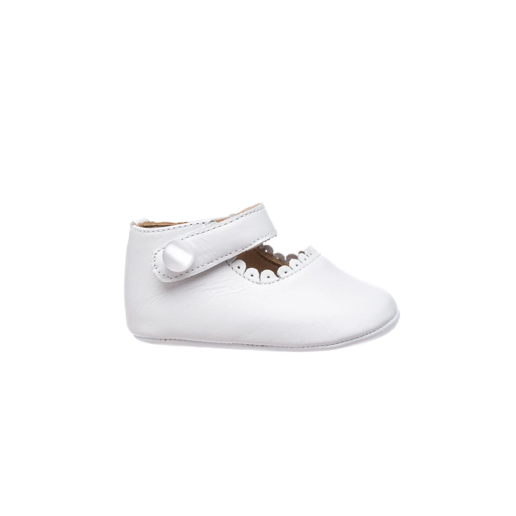 Baby Girl Mary Janes-White