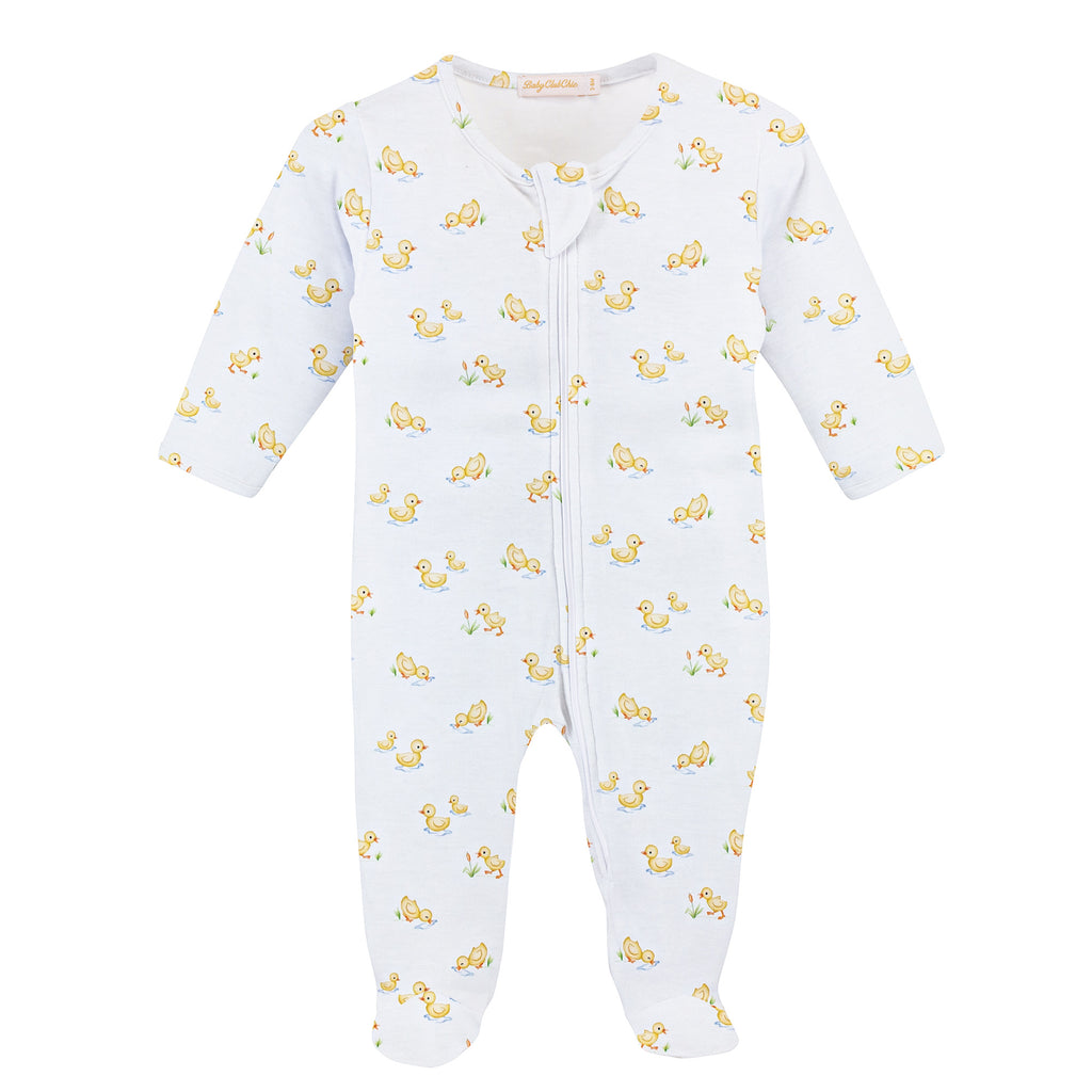 Baby Duckies Printed Footie