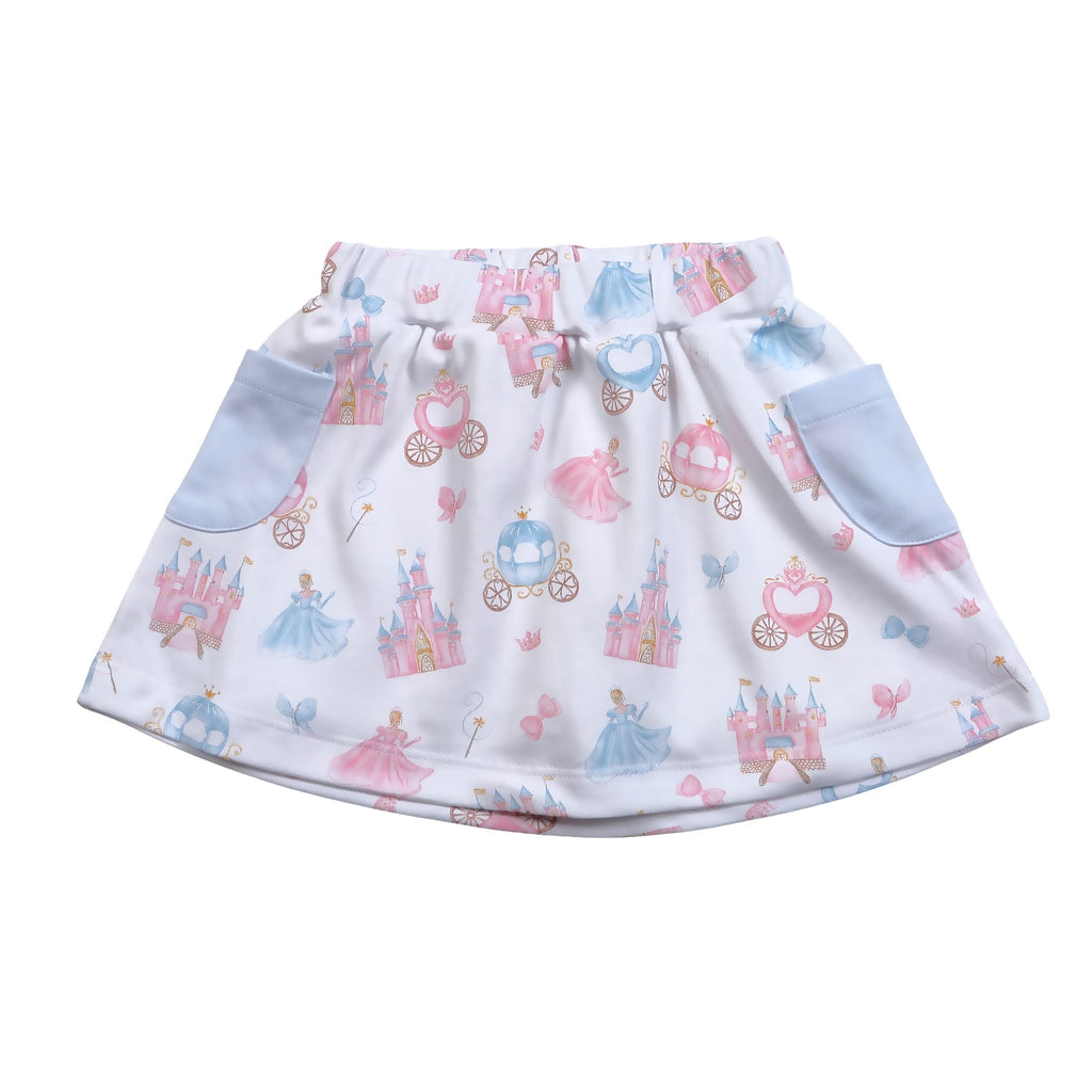 Princess And Castles Pima Skirt With Shorts