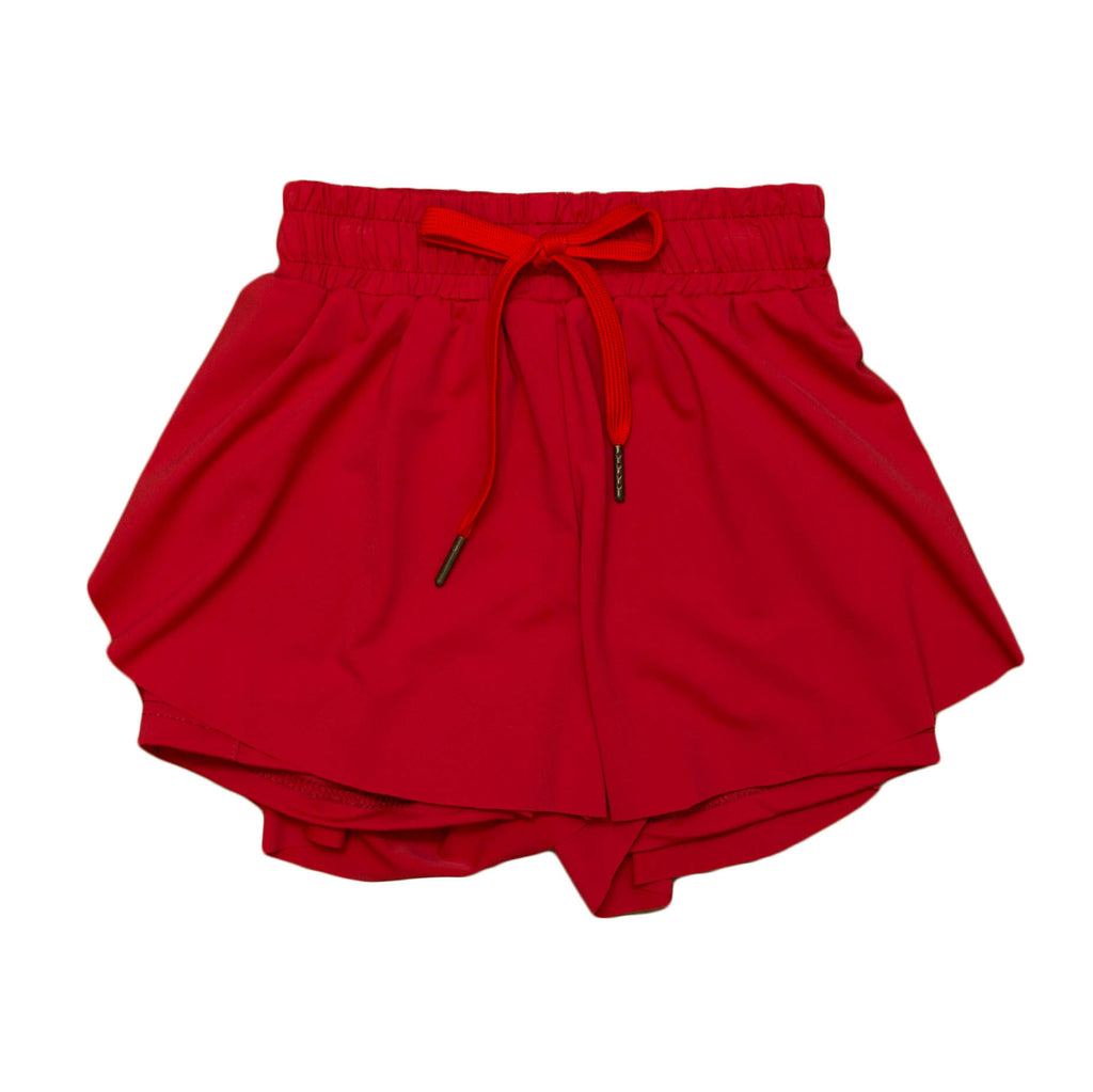 Toddler Red Butterfly Shorts