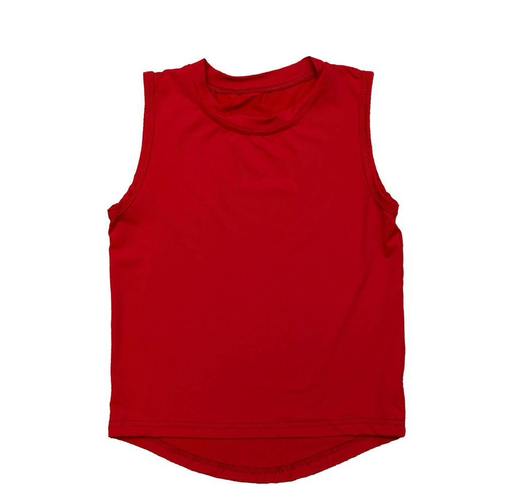 TWEEN Red High Low Tank