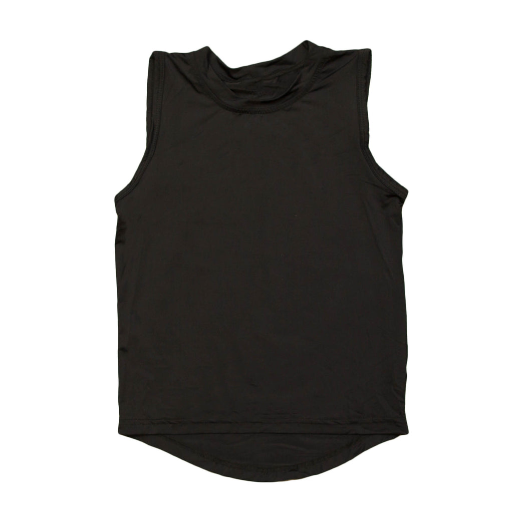 TWEEN Black High Low Tank