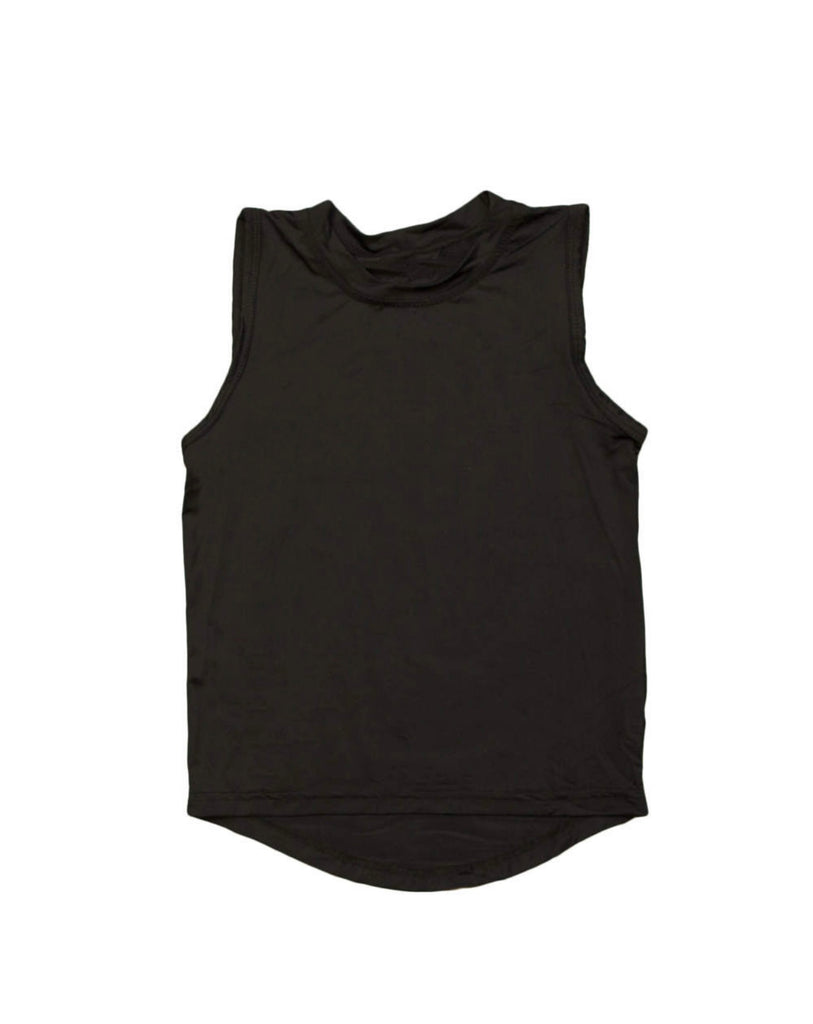 Toddler Black High Low Tank