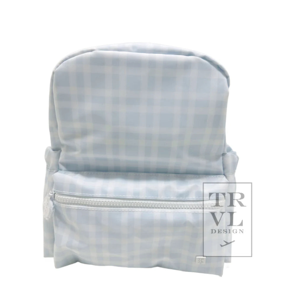 Mini Backer Pimlico Plaid Blue Backpack