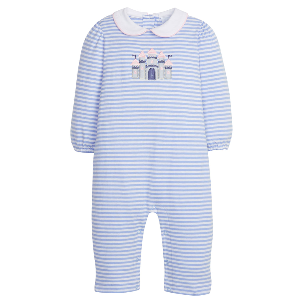 Castle Peter Pan Appliqué Romper