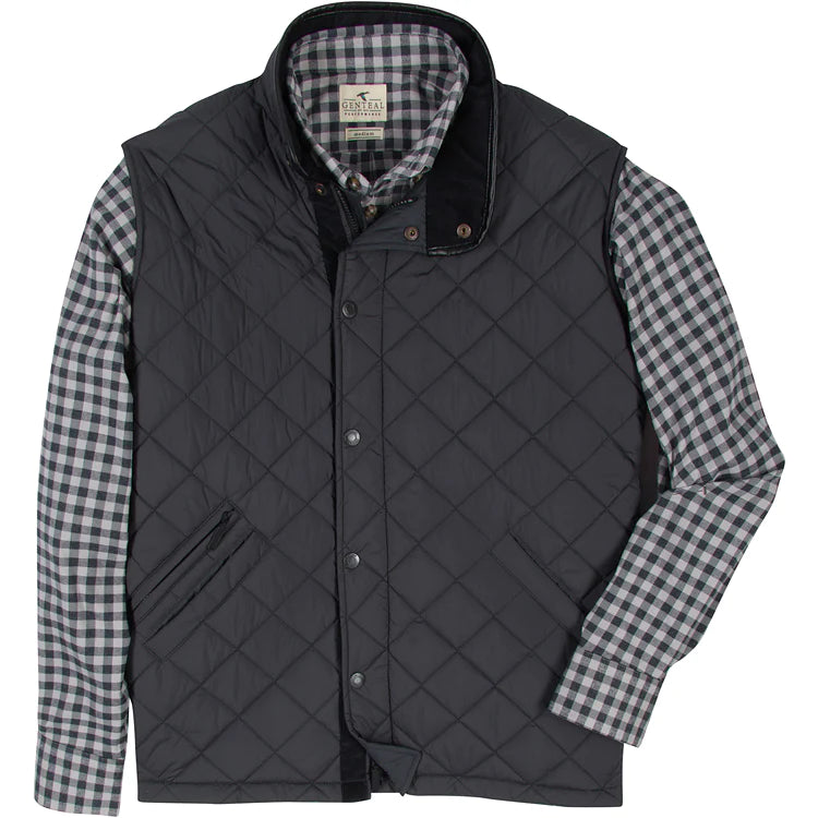 Black Northpoint Quilted Vest