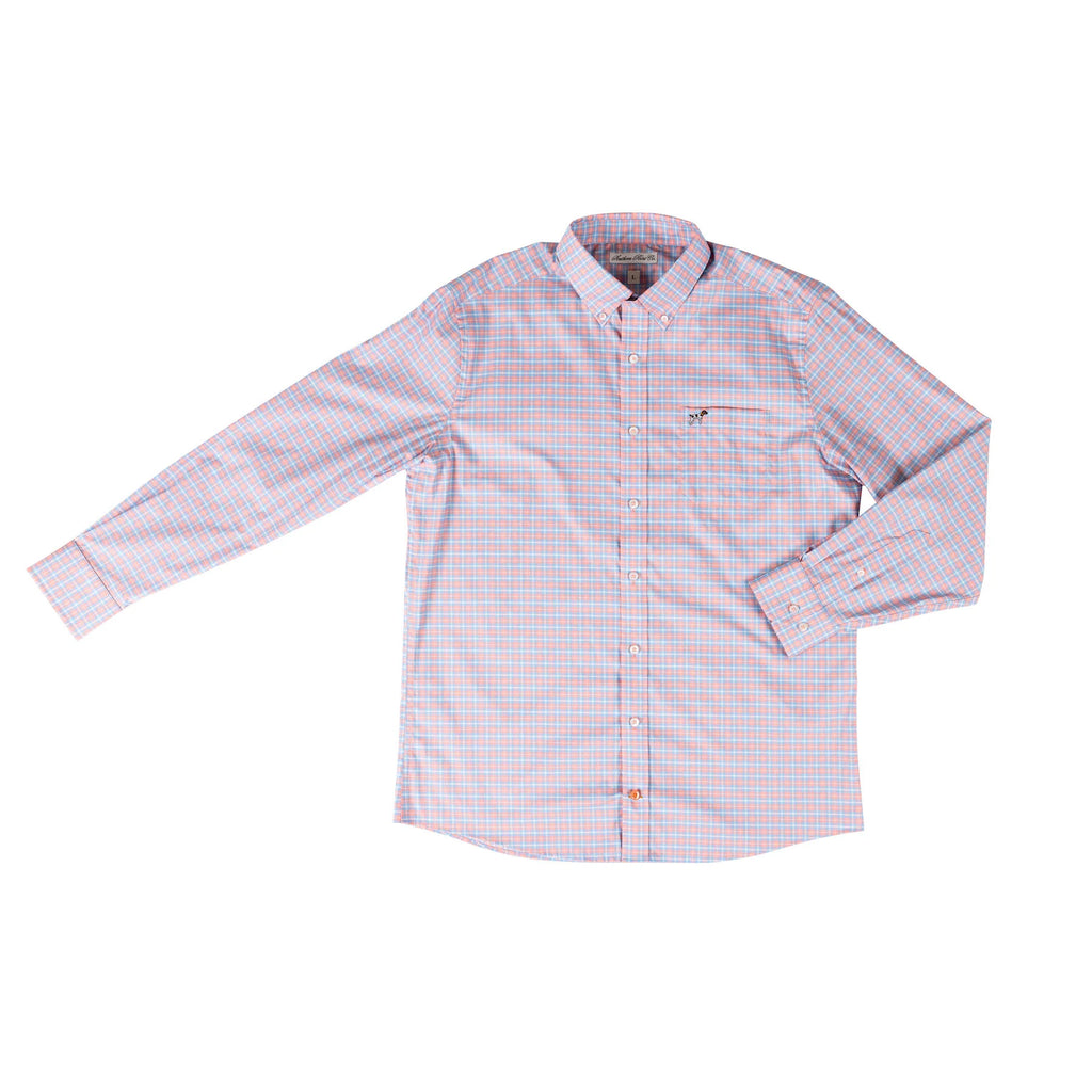 YOUTH Hadley Stretch Button Down Anchor Check