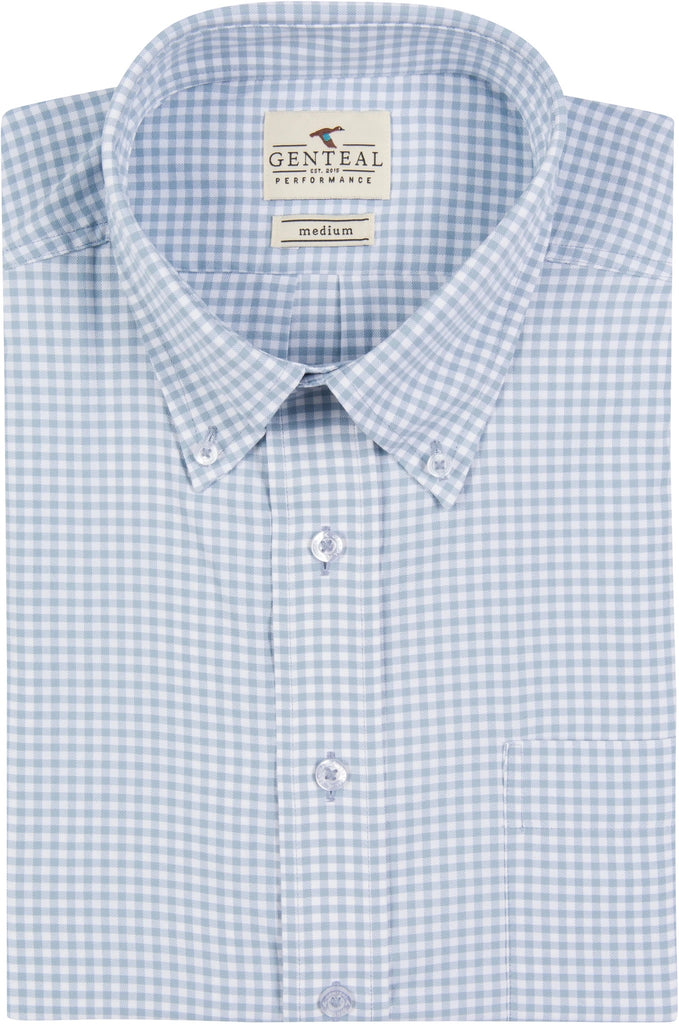 Heritage Blue SofTouch Woven Gingham Button Down