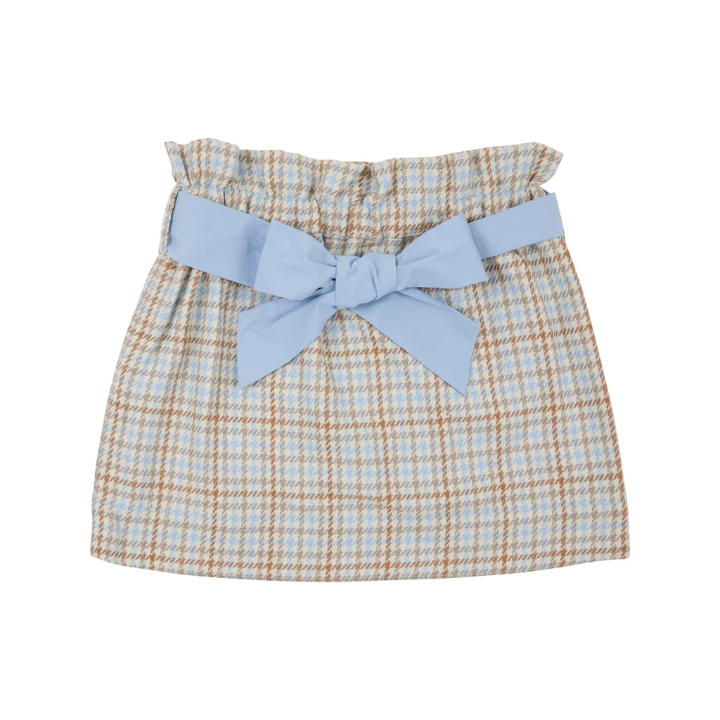 Beasley Bow Skirt Henry Clay Houndstooth