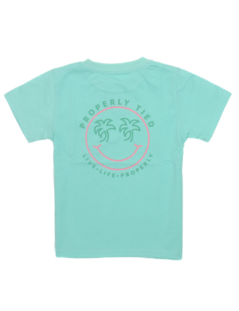TWEEN Smiley SS Seafoam Tee