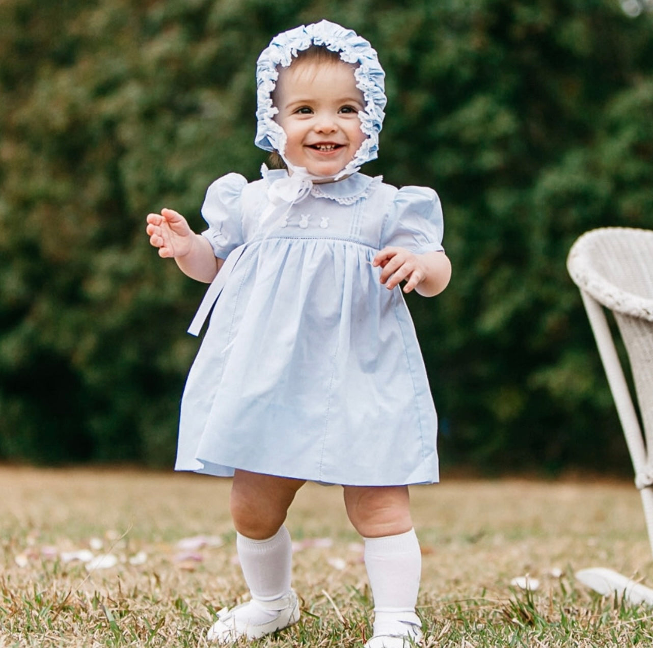 Blue Easter Bunny Dress