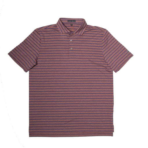 YOUTH Performance Polo Red Navy Stripe