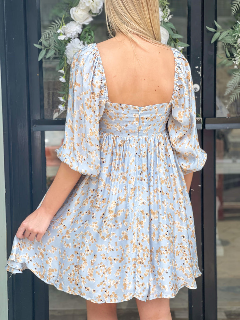 Lexi’s Dandelion Print Babydoll Dress