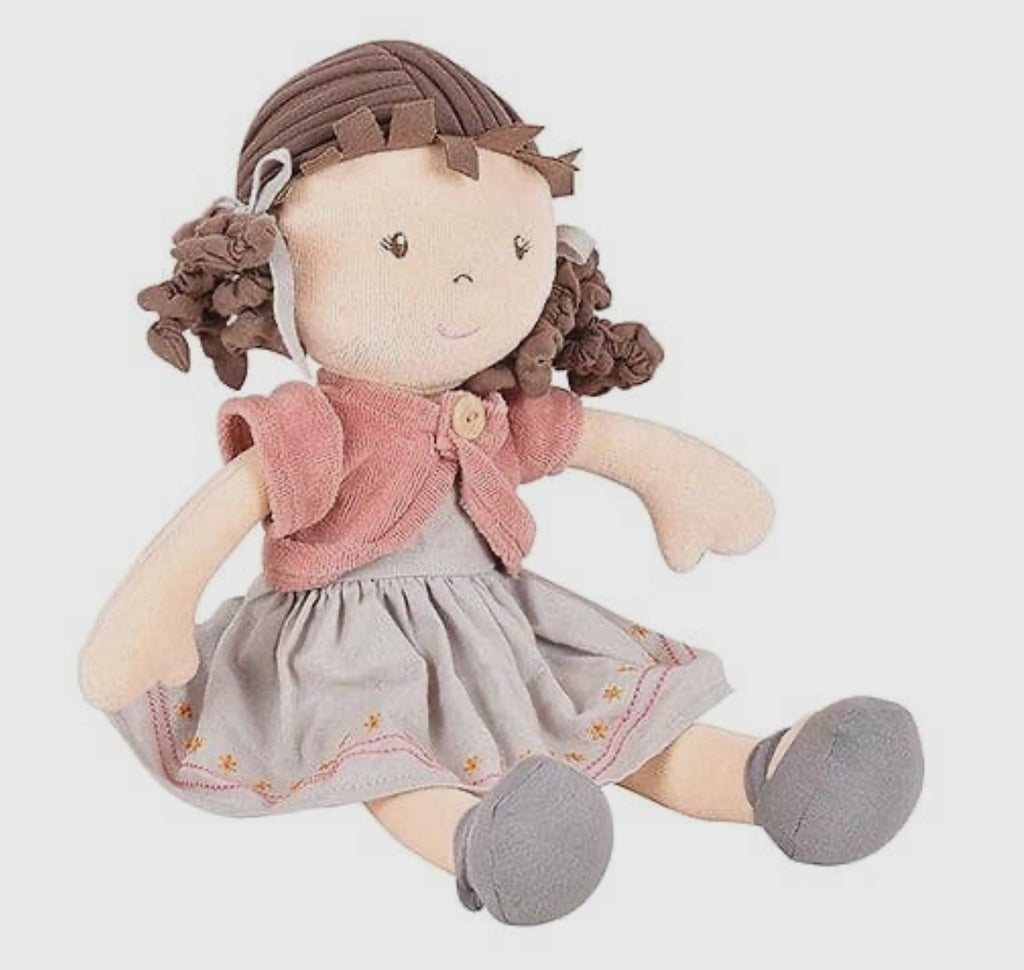 Rose Organic Doll With Brown Hair