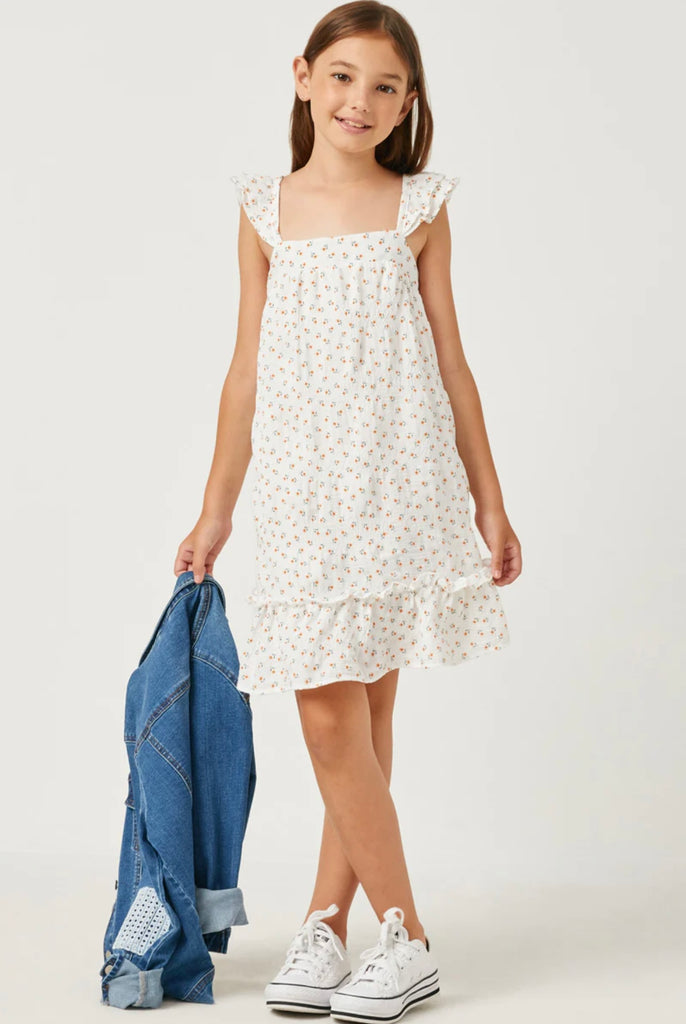 White dress outlet for tweens